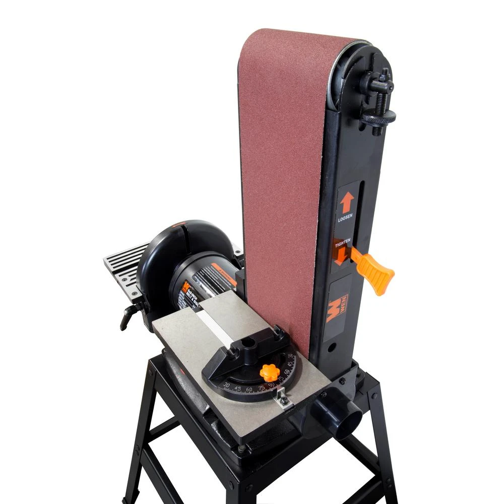 WEN 6 X 48-Inch Belt And 9-inch Disc Sander With Stand 7 WEN 6 X 48-Inch Belt And 9-inch Disc Sander With Stand - Image 5