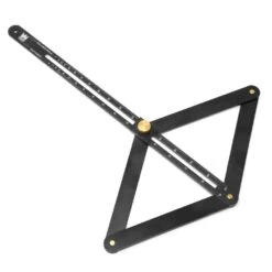 WEN 0.5 In. Aluminum Miter Saw Bevel Gauge And Corner Angle Finder For Wood-Working