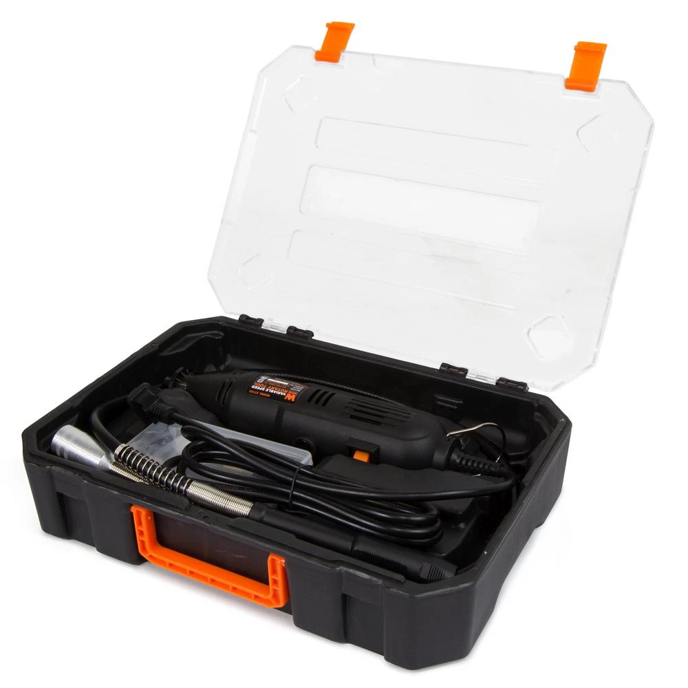 WEN 1 Amp Variable Speed Rotary Tool With 100+ Accessories, Carrying Case And Flex Shaft 5 WEN 1 Amp Variable Speed Rotary Tool With 100+ Accessories, Carrying Case And Flex Shaft - Image 3