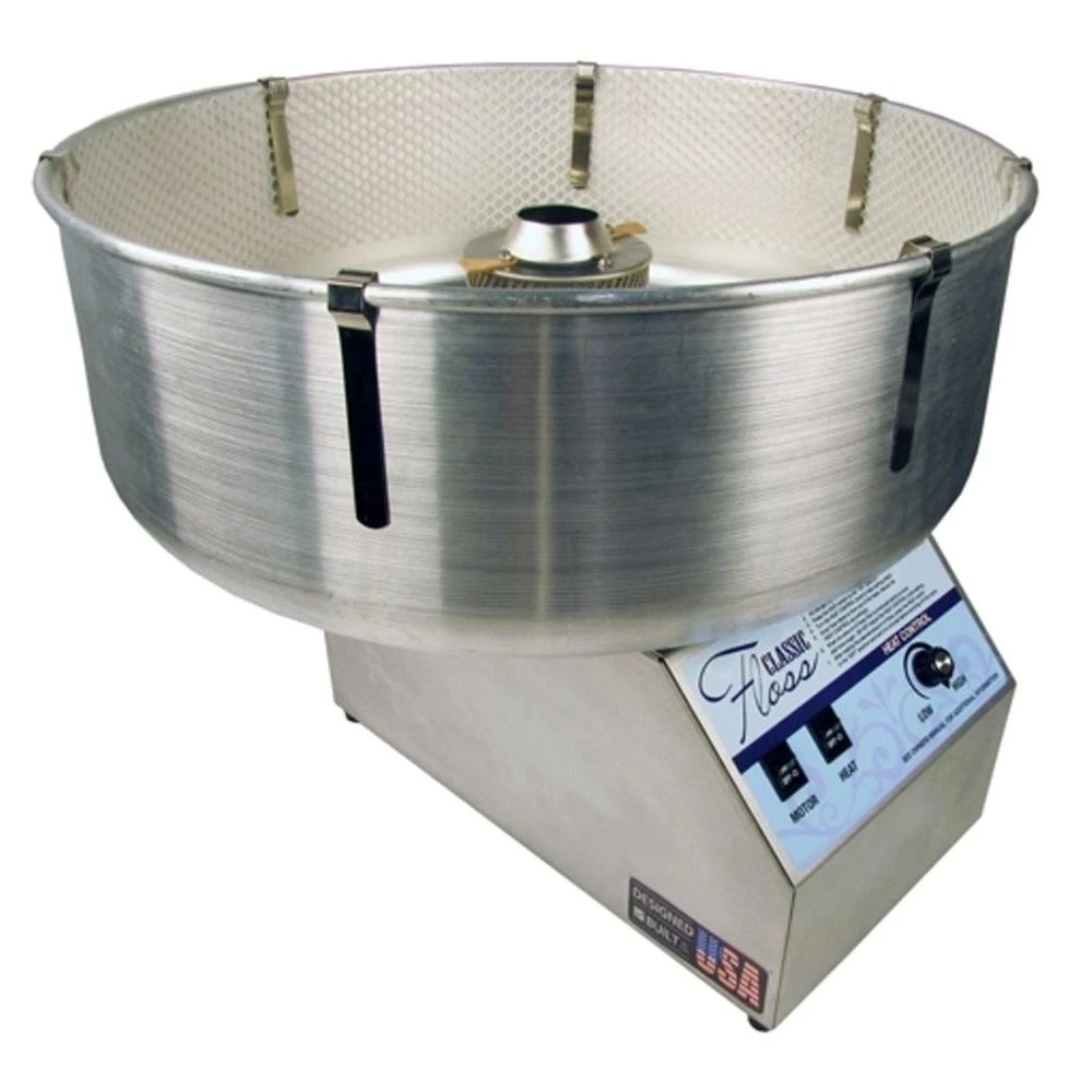 Paragon Classic White Stainless Steel Cotton Candy Machine 3 Paragon Classic White Stainless Steel Cotton Candy Machine
