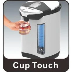 Tayama 16-Cup Stainless Steel Corded Thermal Air Pot With 2 Way Dispensing 8 Tayama 16-Cup Stainless Steel Corded Thermal Air Pot With 2 Way Dispensing -Tool Discount Store white tayama electric kettles tk 400 4f 1000