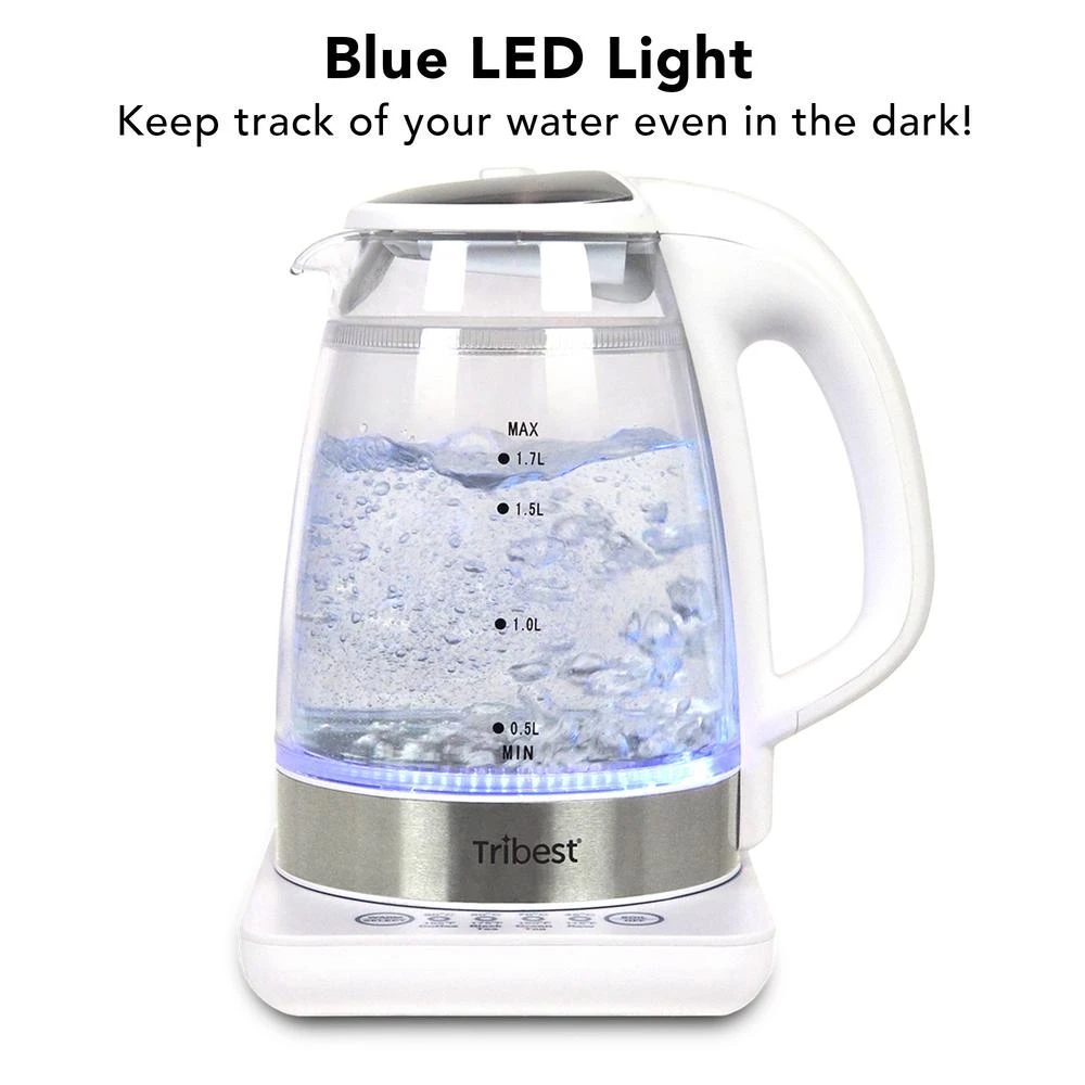 Tribest 6-Cup White Raw Tea Kettle 4 Tribest 6-Cup White Raw Tea Kettle - Image 2