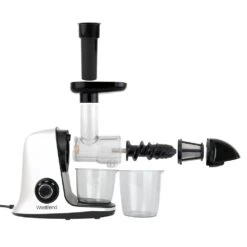 West Bend Cold Press Juicer Extractor Machine, Masticating Slow Juicer Quiet Motor For Juicing Fruits, Vegetables And Greens 9 West Bend Cold Press Juicer Extractor Machine, Masticating Slow Juicer Quiet Motor For Juicing Fruits, Vegetables And Greens -Tool Discount Store white west bend juicers jc2009wh13 1f 1000