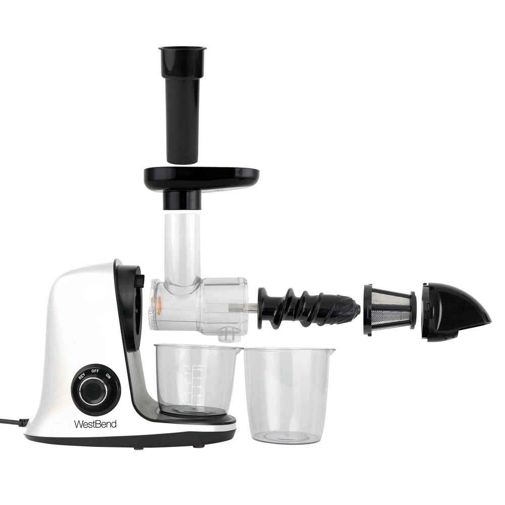 West Bend Cold Press Juicer Extractor Machine, Masticating Slow Juicer Quiet Motor For Juicing Fruits, Vegetables And Greens 5 West Bend Cold Press Juicer Extractor Machine, Masticating Slow Juicer Quiet Motor For Juicing Fruits, Vegetables And Greens - Image 3