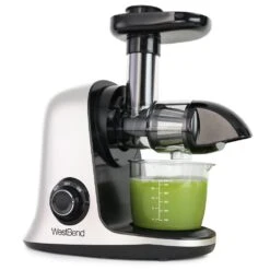 West Bend Cold Press Juicer Extractor Machine, Masticating Slow Juicer Quiet Motor For Juicing Fruits, Vegetables And Greens 11 West Bend Cold Press Juicer Extractor Machine, Masticating Slow Juicer Quiet Motor For Juicing Fruits, Vegetables And Greens -Tool Discount Store white west bend juicers jc2009wh13 31 1000