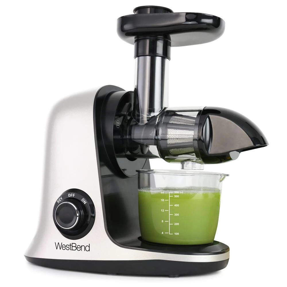 West Bend Cold Press Juicer Extractor Machine, Masticating Slow Juicer Quiet Motor For Juicing Fruits, Vegetables And Greens 7 West Bend Cold Press Juicer Extractor Machine, Masticating Slow Juicer Quiet Motor For Juicing Fruits, Vegetables And Greens - Image 5