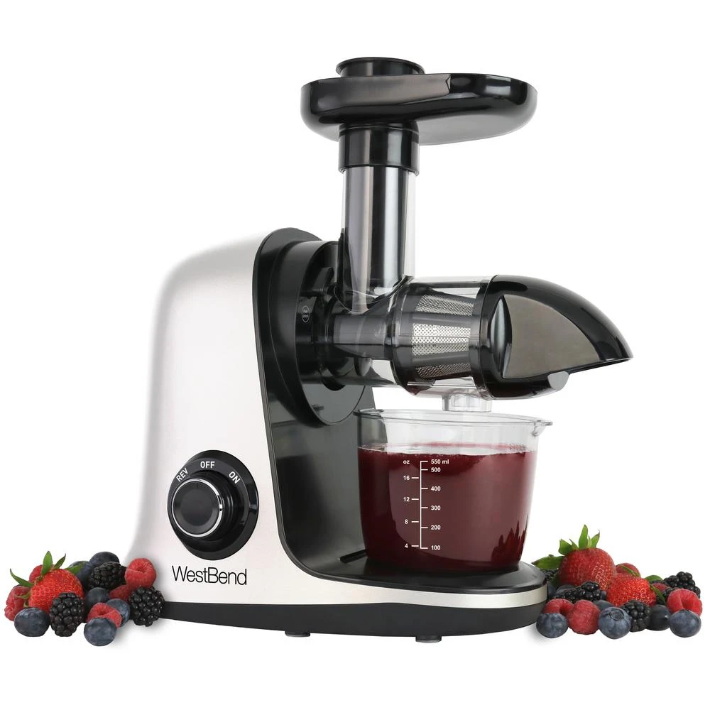 West Bend Cold Press Juicer Extractor Machine, Masticating Slow Juicer Quiet Motor For Juicing Fruits, Vegetables And Greens 4 West Bend Cold Press Juicer Extractor Machine, Masticating Slow Juicer Quiet Motor For Juicing Fruits, Vegetables And Greens - Image 2