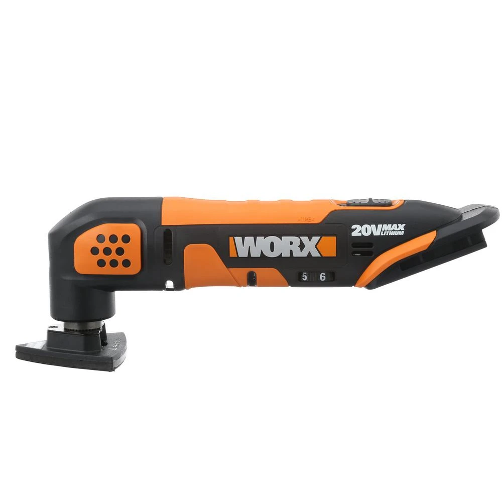 Worx POWER SHARE 20-Volt Lithuim-Ion Oscillating Tool (Bare Tool Only) 6 Worx POWER SHARE 20-Volt Lithuim-Ion Oscillating Tool (Bare Tool Only) - Image 4