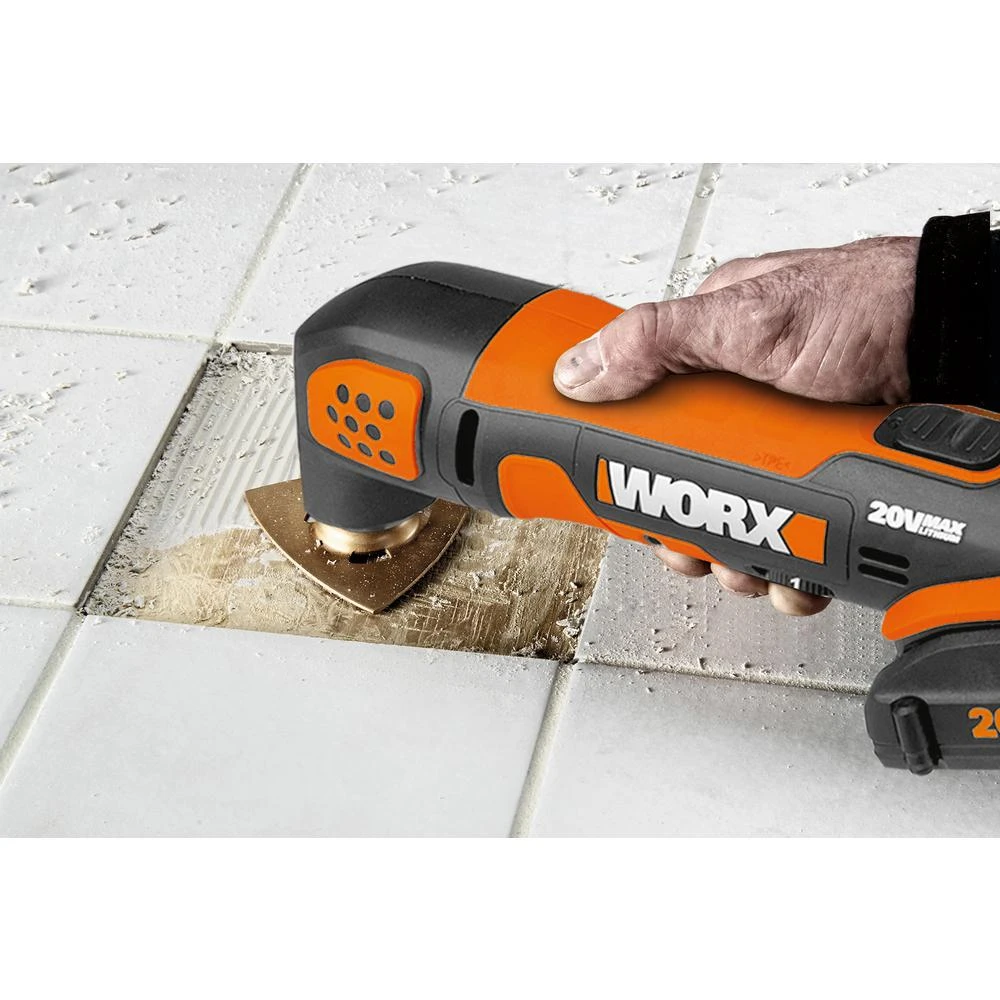 Worx POWER SHARE 20-Volt Lithuim-Ion Oscillating Tool (Bare Tool Only) 10 Worx POWER SHARE 20-Volt Lithuim-Ion Oscillating Tool (Bare Tool Only) - Image 8
