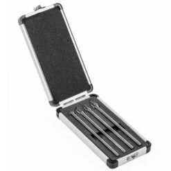 XtremepowerUS 6 In. L Reach Double Cut Carbide Rotary Burr Bits Set (4-Piece)